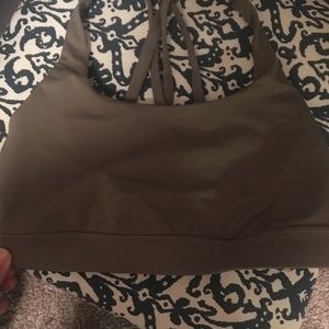 Lululemon dark green energy bra